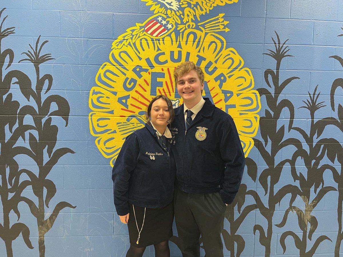 11 FFA members travelled to Highland High School to compete in the County Public Speaking Competition. We would like to congratulate Rylee Donkin, Autumn Holt, and Sarah Perry for winning their respective contests and qualifying for the Sub-District competition! #publicspeaking