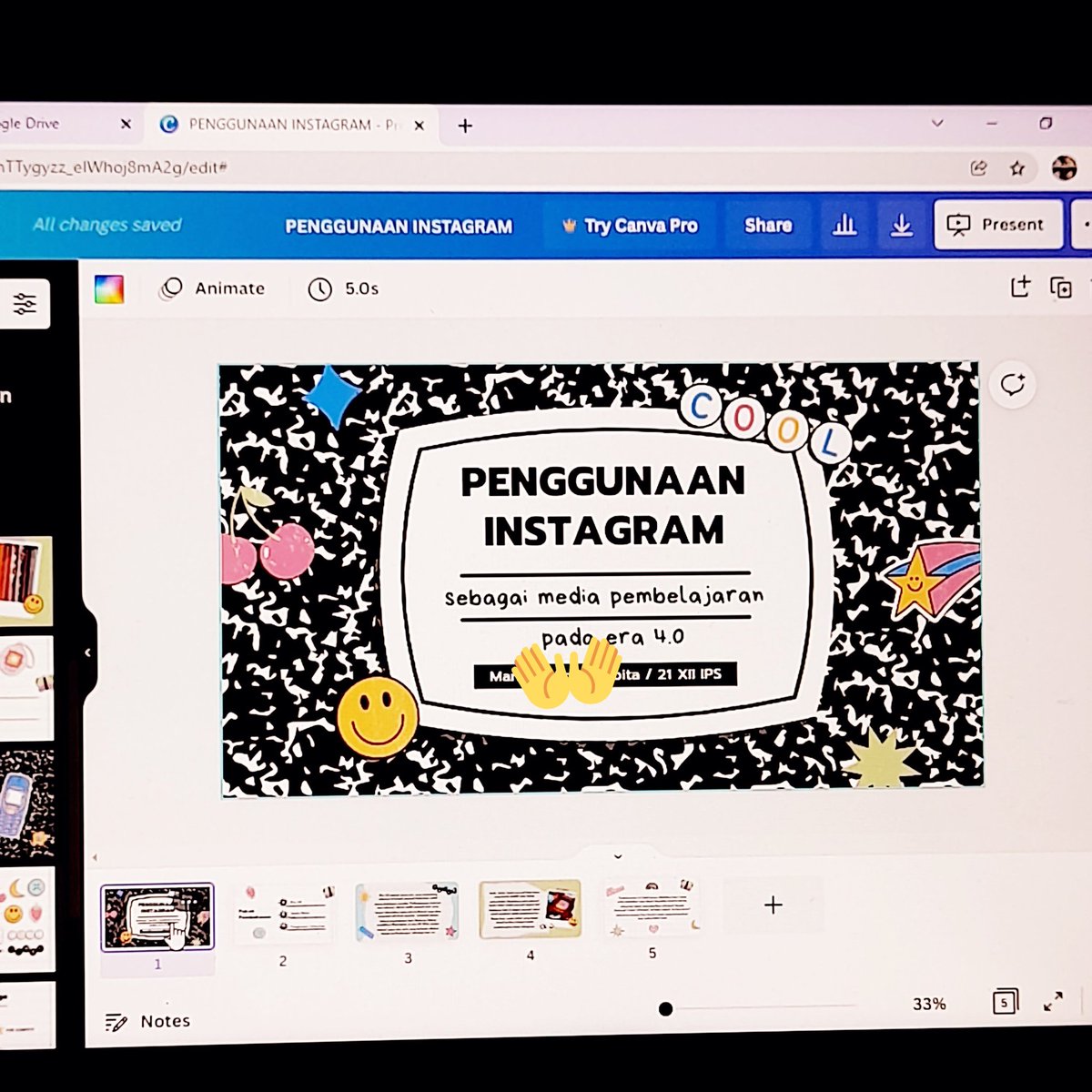 mvbul's tweet image. nemu template ppt canva gemes banget 🥺