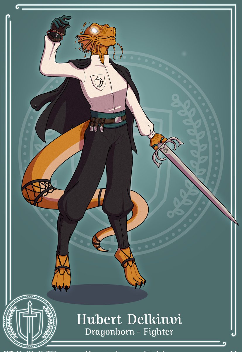 Jhosseroni's tweet photo. Let me show you all some of the work I've done this month 🤩
. 
.
#commission #digitalart #dungeonsanddragons #dnd #monk #battlemage #fighter https://t.co/P8RmHHeeAQ