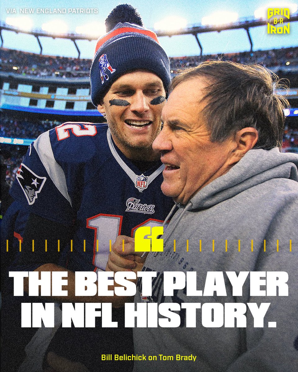 Bill Belichick calls Tom Brady the 🐐 <a href="/brgridiron/">B/R Gridiron</a>

(via <a href="/Patriots/">New England Patriots</a>)