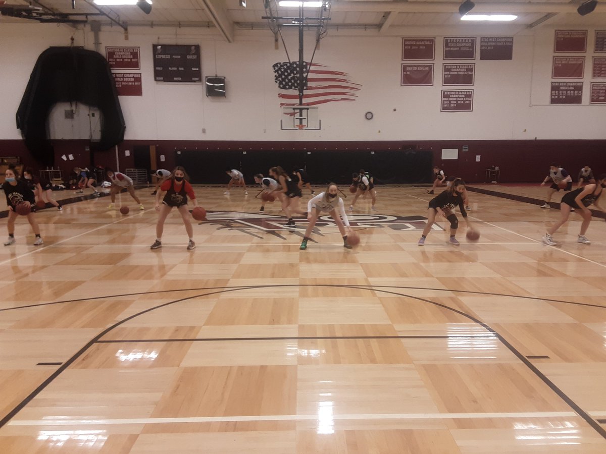 WBballExpress's tweet photo. Happy National Girls and Women in Sports Day.  We are honored and privileged to coach this group of wonderful young ladies each day.  We hope they learn as much from us as we do from them!! https://t.co/Vq41C9J9ql