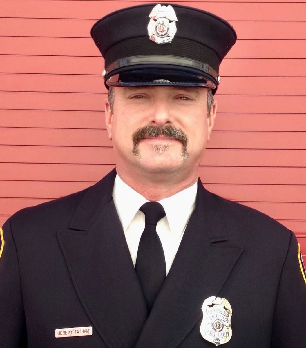FresnoFire's tweet photo. Today, Firefighter Specialist Jeremy Tatham retires from Fresno Fire after more than 21 years of serving the people of Fresno. 

Specialist Tatham began as an Airport Public Safety Officer in 2000 before joining FFD as a Firefighter in 2004;
1/3 https://t.co/u5QpWSuHJn