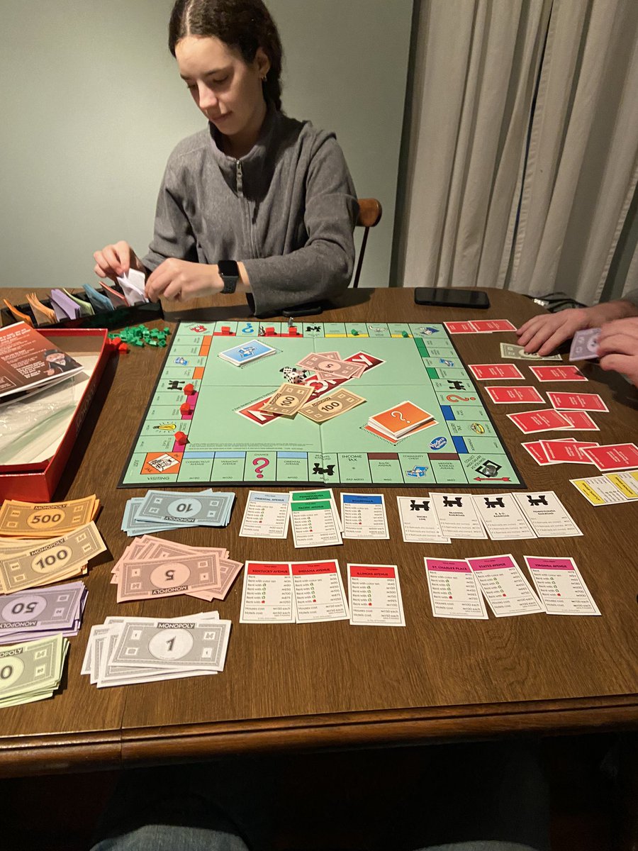 corgi64451's tweet photo. Monopoly night ends in success once again… plus a couple angry family members https://t.co/S2WZs490q4