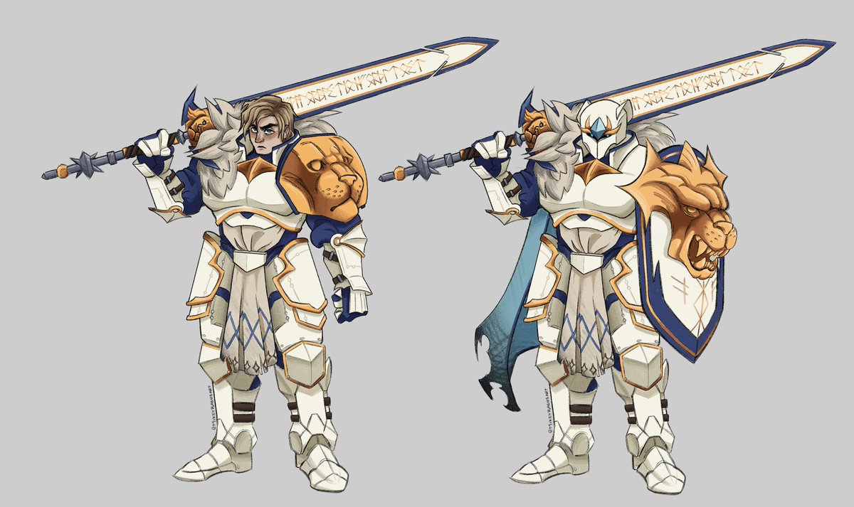 MikeybeansA's tweet photo. Character/Armor design for Angel&amp;Bread ASMR’s Michael the Devine Ascendant of Light https://t.co/XTN9xoi4Dy