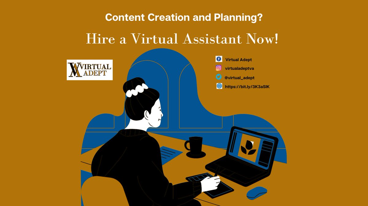 virtual_adept's tweet photo. Don't you think it is high time you need to hire a virtual assistant to do it for you? 🙎‍♀️

Email me today! 📧aprilkeithcurammeng@gmail.com

For more info: 
🌐 website: https://t.co/KDFbd2FsVS 
 📢 Facebook: https://t.co/4N6n48NDUm  

#VirtualAdept #ContentCreation https://t.co/gl36CgYCAu