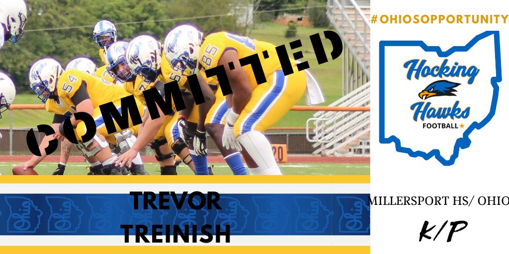 TREVOR TREINISH,  Welcome to the Hawk Family!
#OhiosOpportunity
