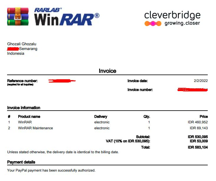 Ghozali_Ghozalu's tweet image. After earning a lot of money selling nft photos, I will use it wisely and decide to buy WinRAR for developer support 😎