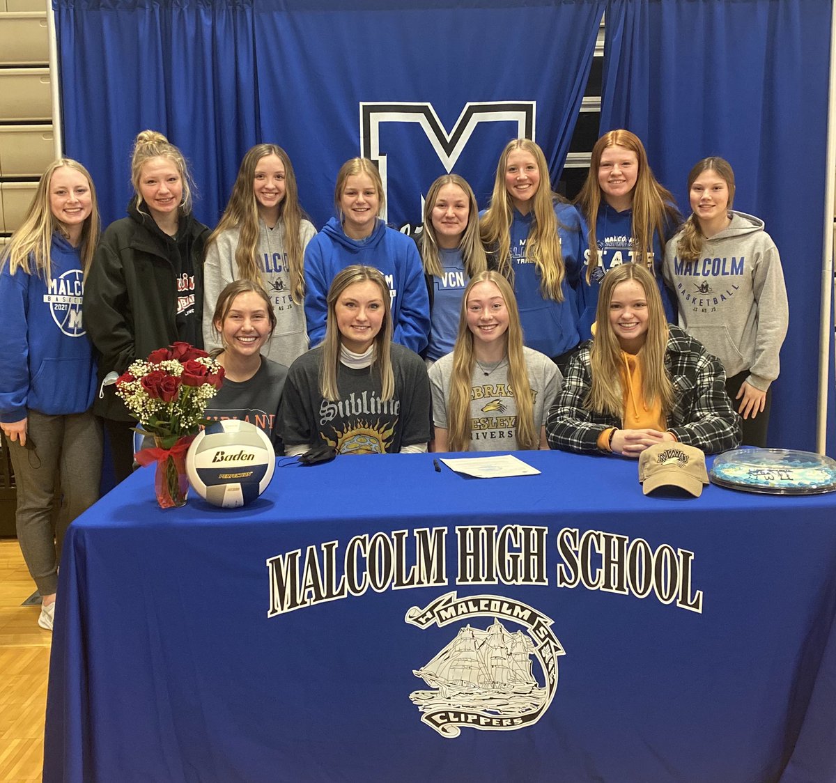 VbMalcolm's tweet photo. It’s signing day for @KileyElkins16 We’re proud of you!! https://t.co/guzpFyMak3