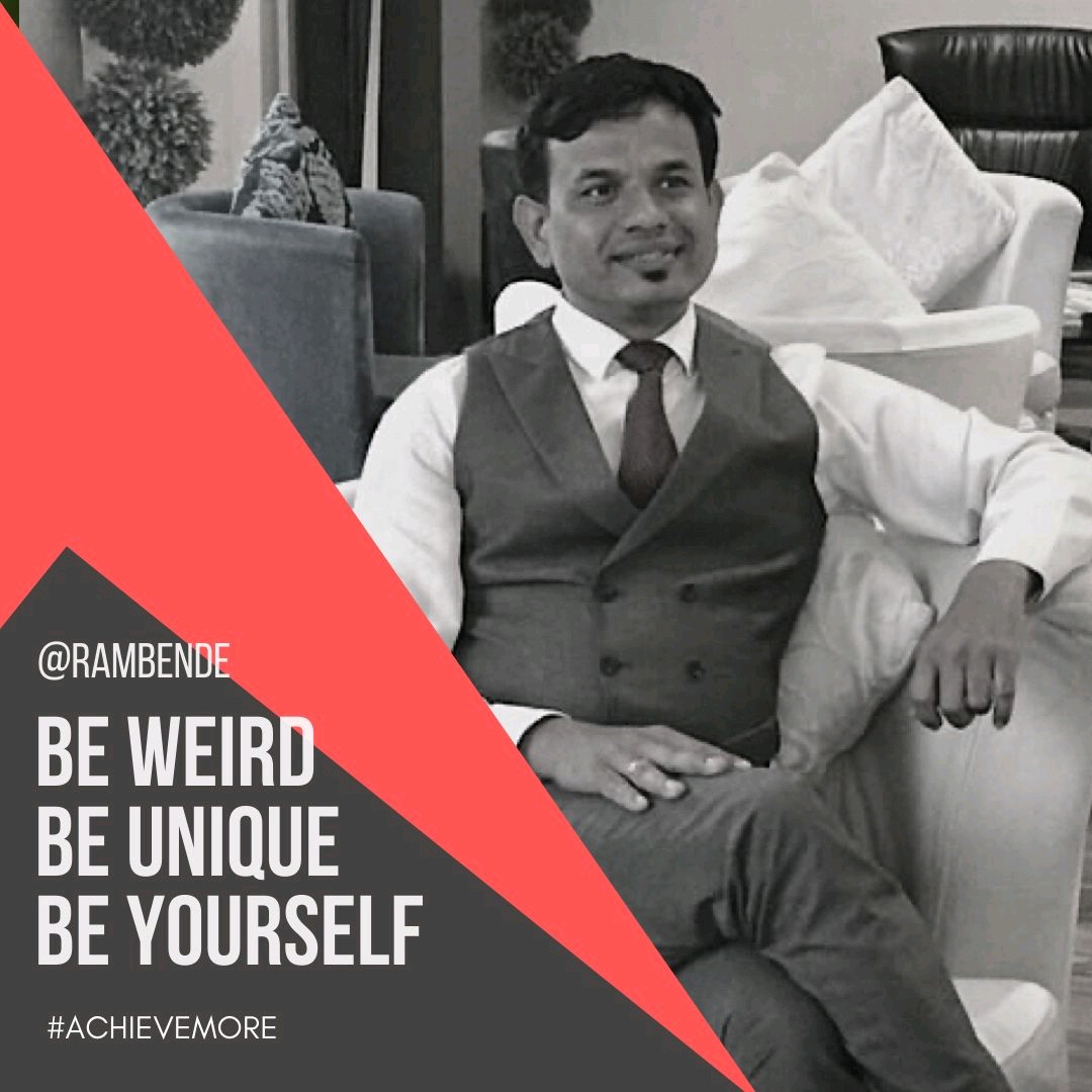 RamBende's tweet photo. Be Yourself, https://t.co/wMfYGRNo6u