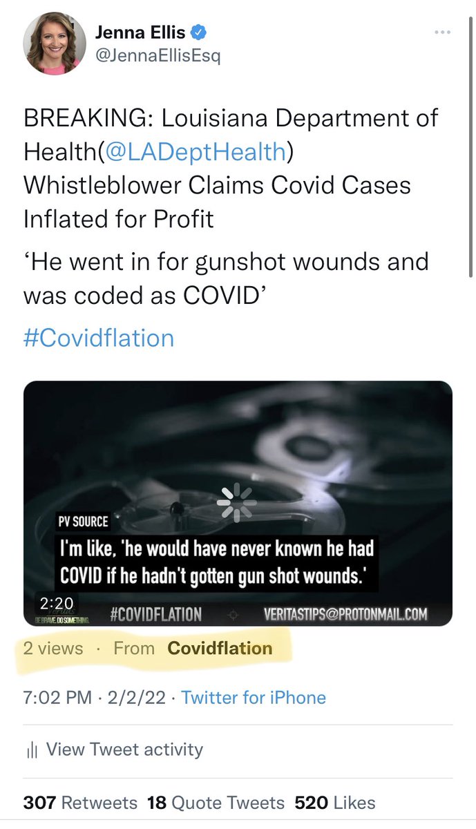 realJennaEllis's tweet photo. Twitter seems to be suppressing the view count on this ⬇️
https://t.co/fT4hF9uYPY https://t.co/7ag3Bx4ymO