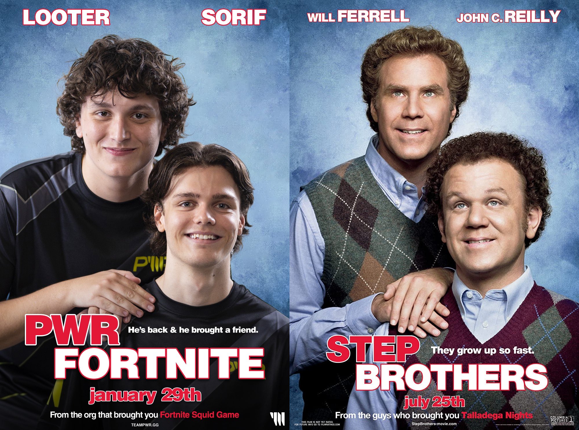 step brothers movie poster background