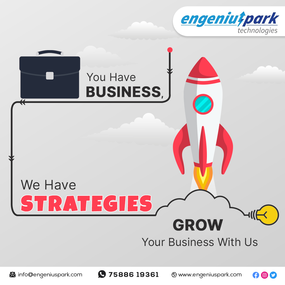 EngeniusPark's tweet photo. Let's face it. Scaling your business is hard... 
.
But not anymore.
Engeniuspark is here to help you..!!
Call us today and Get the best strategy for your business.
#businessdevelopment #business #businessgrowth #marketing #entrepreneur #businessowner  #engeniusparktechnologies https://t.co/QfbiAS7BhU