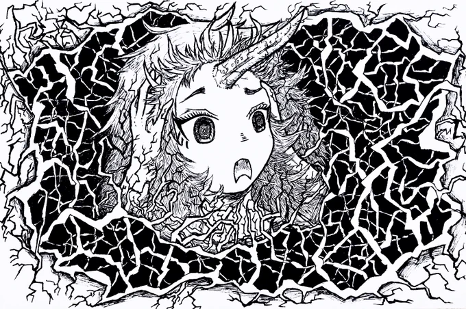 表情のあるエレメント
No.3 驚愕に叫ぶ雷鳴。

#イラスト
#アナログイラスト 