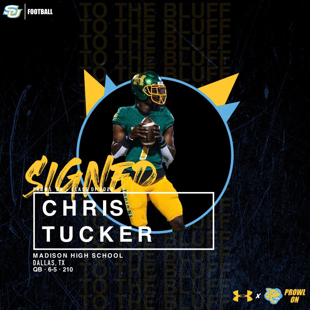 Headed to The Bluff, welcome @ChrisTucker7_ !

#SpotTheBall | #DooleyEra | #NSD22