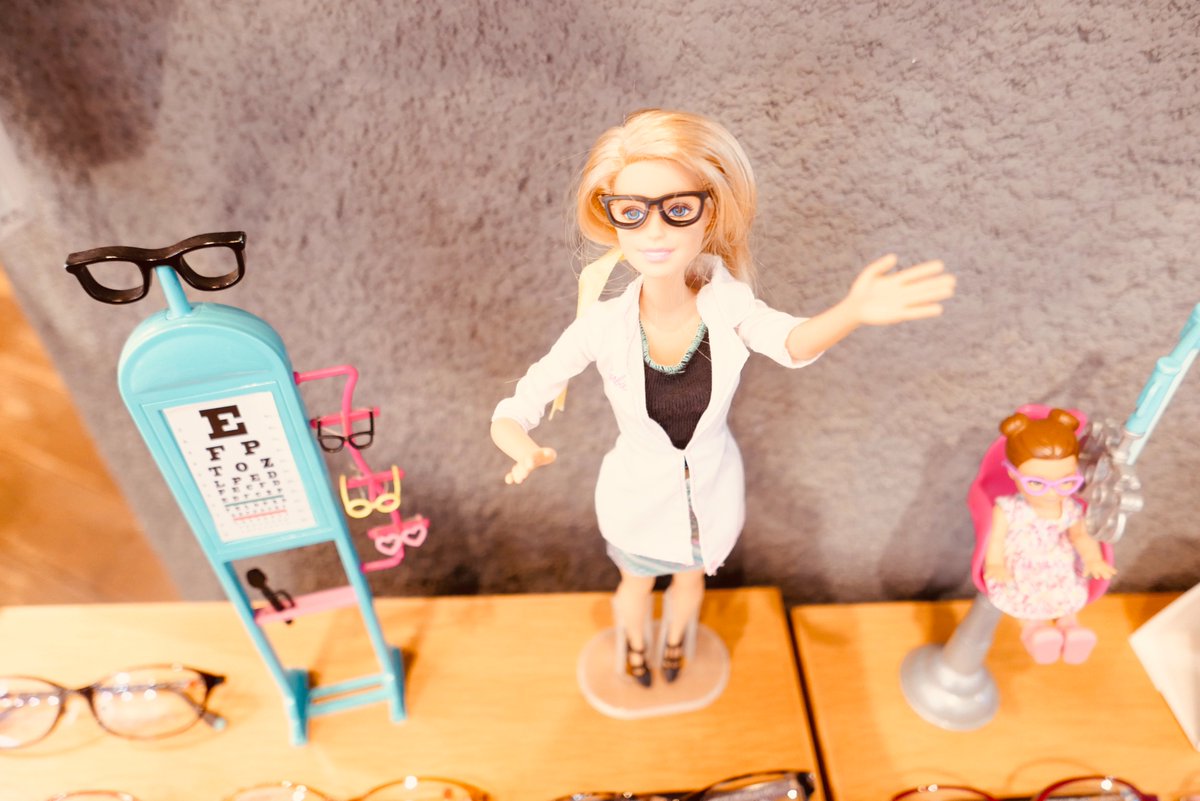 Vergencesight's tweet photo. BarbieのEye Doctor版です

#barbie #optometrist https://t.co/cvlvOPlMa0