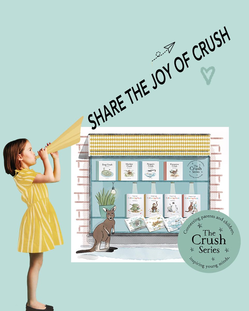 Whether you are ✨new✨ to Crush or you are one of our seasoned followers: why not share the joy of Crush with your friends and loved ones? 📣

🧡 Welcome to @thecrushseries and DISCOVER our space! 
———————————————————————
#thecrushseries #childrensbooks #kidsbookswelove
