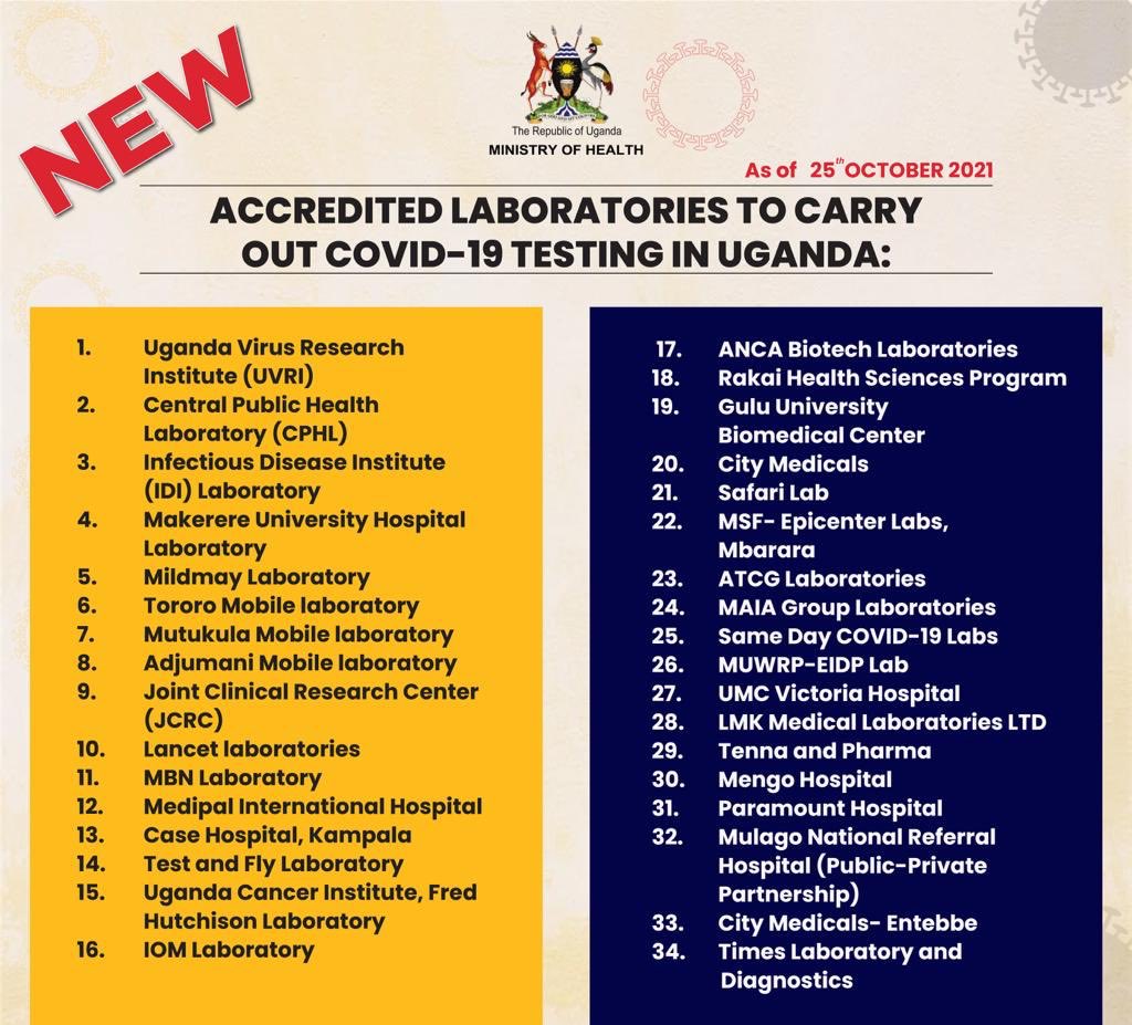 TimesLabUG's tweet photo. We especially do COVID-19 PCR testing for those travelling to places outside Uganda, and we are approved &amp; supervised by the Ministry of Health Uganda to carry out these services 

#TimesLabUG https://t.co/x1gPn6wqKq