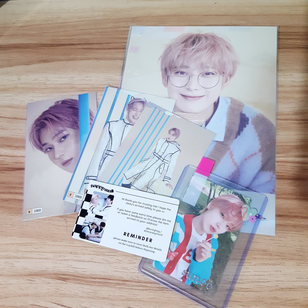 wonyomaiIs's tweet photo. κ° #hansemails π€ κ±
hi! sunoo arrived na kanina hehe thank u sm for packing him safely and ang cute ng toploader !! ^^
β‘ @lovinghsjy #sincerelymochi https://t.co/w1efBbGJ8C