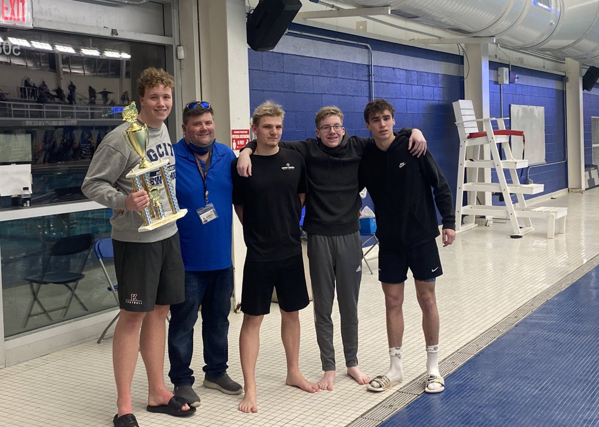 Boys Swimming 🏊‍♂️ 2022 <a href="/TCCathletics/">Tri County Conference</a> Showcase Champs!