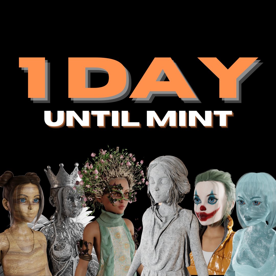 🎉MINT DAY IS TOMORROW LET’S GOO!! Who’s pumped?🎉

✨We are giving away $500 in eth in 24 hours!!✨

👇 To enter:

1.) Follow <a href="/womenofcrypto_/">The Women of Crypto</a> &amp; @amysarchive1

2.) Tag 3 friends below🧚‍♀️ 

3.) Join our discord : discord.gg/womenofcrypton…

#NFTGiveaway #nfts #NFTdrop