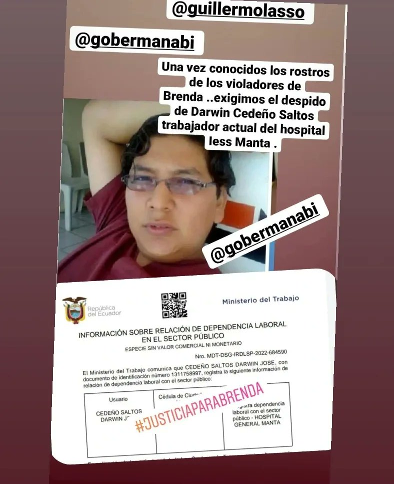 BrendaJusticia's tweet photo. Despidos a personal bueno y a los corruptos los siguen contratando
El de azul ( radiólogo del Iess portoviejo) preso por venta de vacunas falsas ,salió y regreso a trabajar al iess .  El de rojo ( radiólogo Iess manta ) violador con pruebas y sigue en el iess #JusticiaparaBrenda https://t.co/5ku8gZSILv