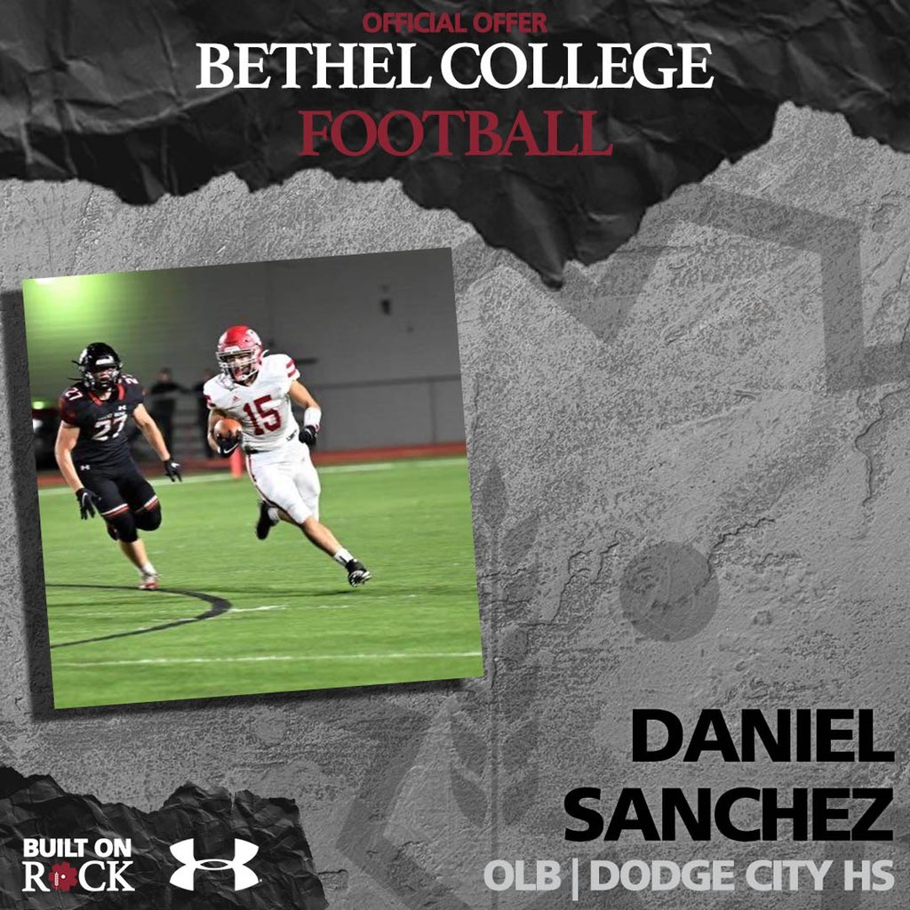 Excited to receive an offer from Bethel College <a href="/Threshers_FB/">Bethel College FB</a> @CoachGrider_BC