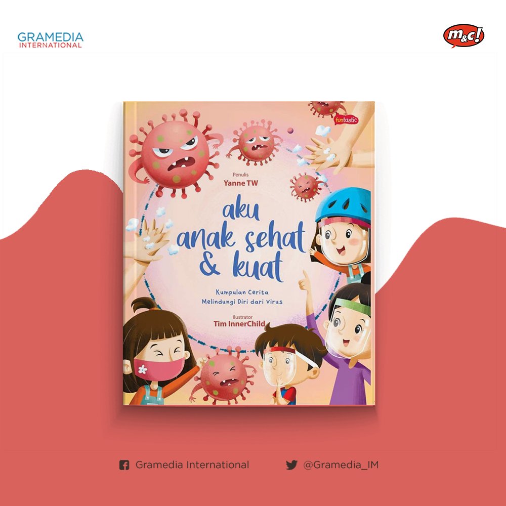 Gramedia_IM's tweet photo. #IAmHealthyAndStrong contains colorful &amp; fun stories about healthy lifestyle for children to understand how important it is to maintain health &amp; hygiene to keep the viruses and germs away.

Children’s Book | Age: 8-12 years old | All rights available https://t.co/wWNm81fBQV