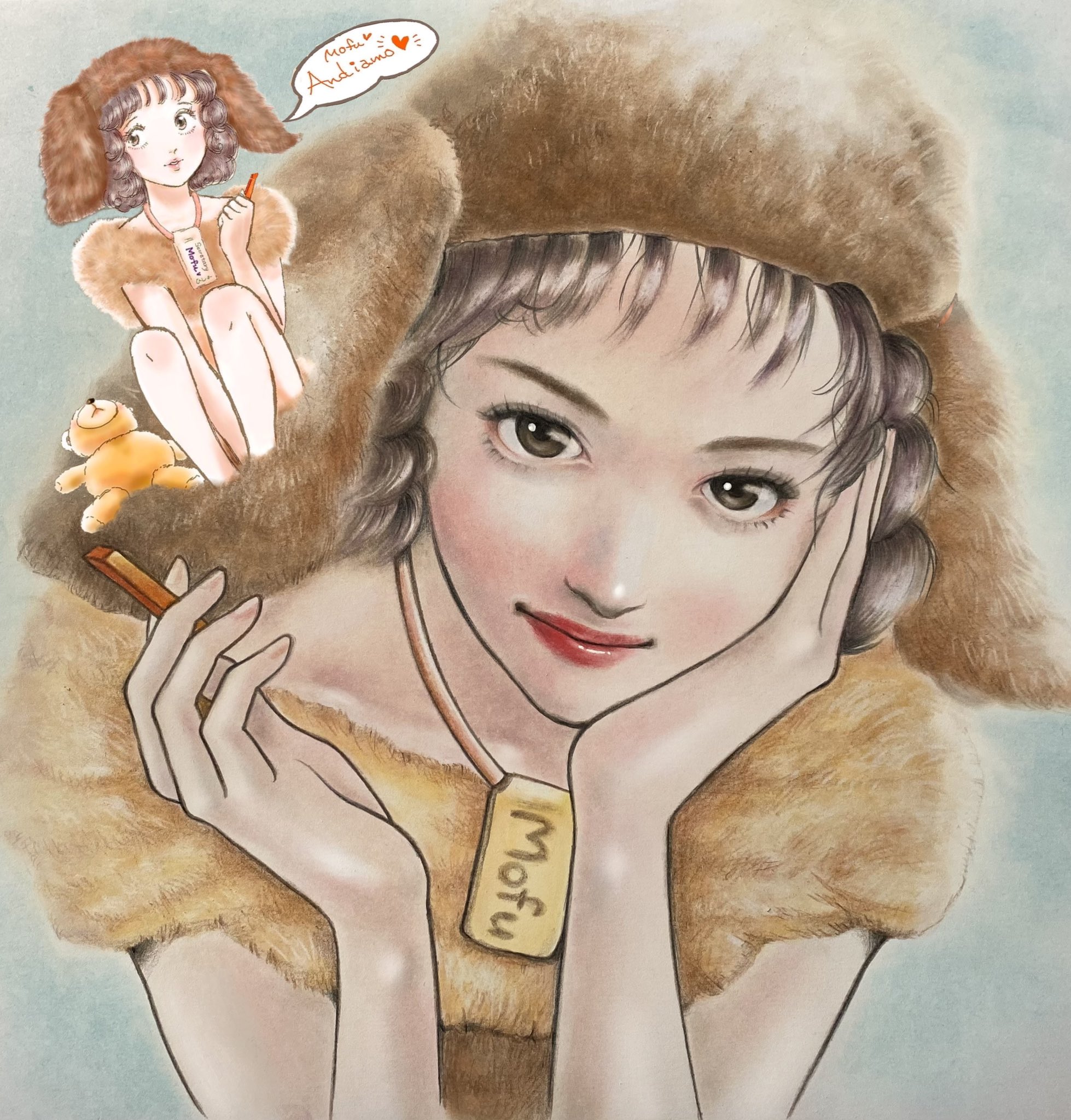 にがおえkan タイトル 大人になりたい擬人化もふちゃん 友達であるmさんとのコラボです 彼女の創作ウサギ 左上の デジタルイラスト の 擬人化もふちゃん と僕のアナログを融合してコラボさせていただきました ガールズイラスト もふもふ にがおえkan タイトル 大人になりたい擬人化もふちゃん 友達であるmさんとのコラボです 彼女の創作ウサギ 左上の デジタルイラスト の 擬人化もふちゃん と僕のアナログを融合してコラボさせていただきました ガールズイラスト もふもふ