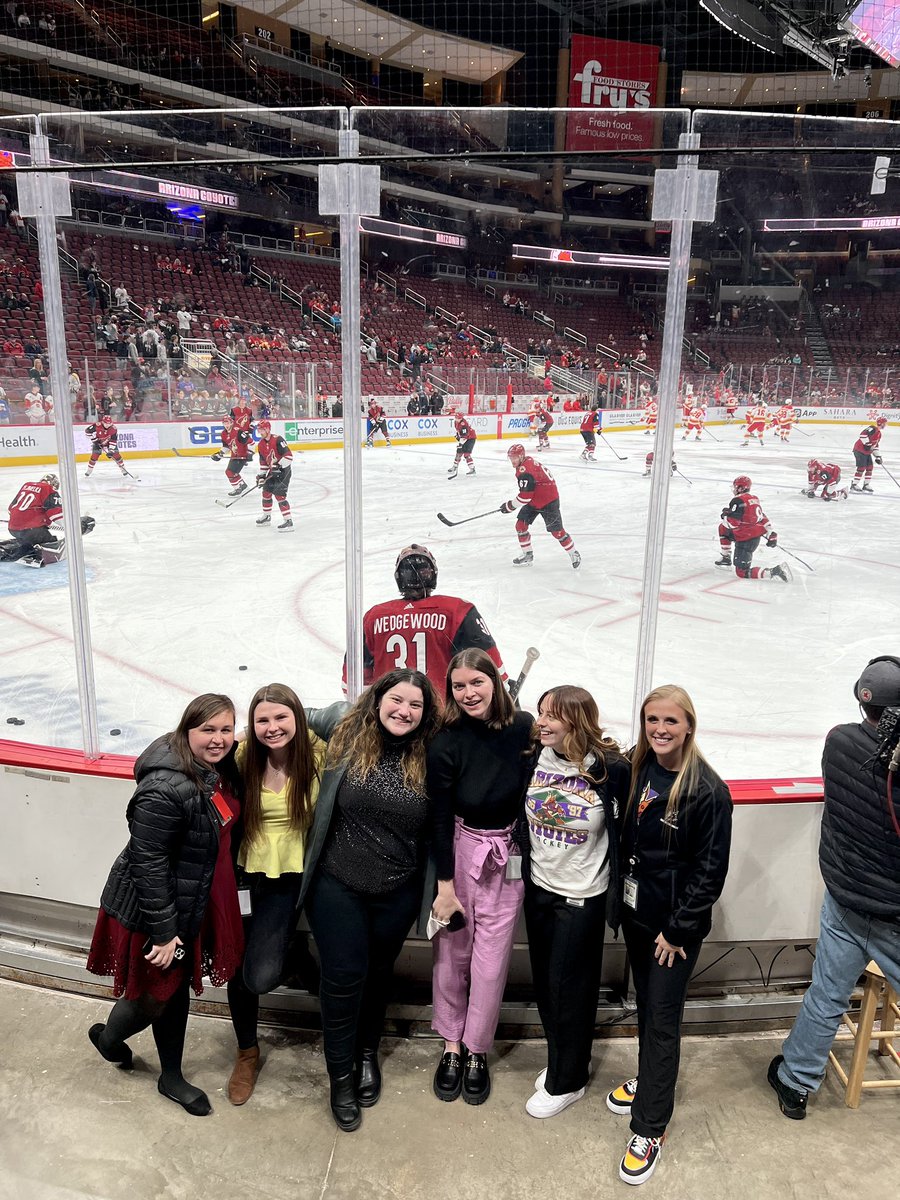 smnugent's tweet photo. Wouldn’t want to spend #NGWSD any other way. 🤗 #CronkiteCoyotes https://t.co/wRzmIFnV1m