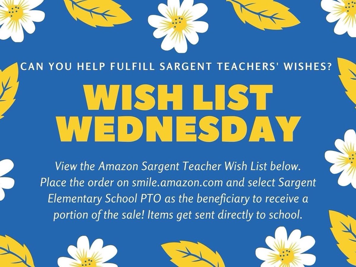Our school nurse, Mrs. Walden, needs underwear and sweatpants for our kids who may need a fresh pair due to accidents or spills. Can you please help her out? Check out sargentpto.org! @SargentStars