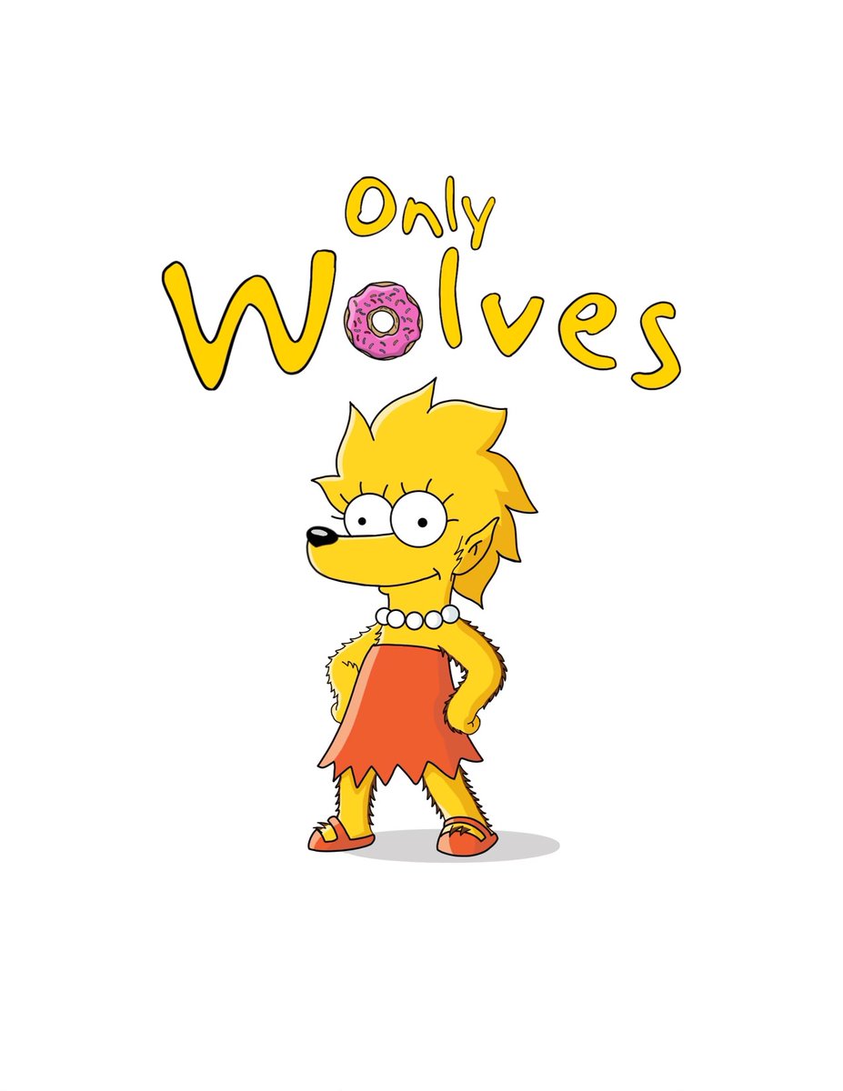 NFTOnlyWolves16's tweet photo. "Wolf Lisa" Stronger and smarter then her big bro , So she says...Available Feb 4th! #NFT  #nftart  #NFTCommmunity #nftcollector #NFTdrop #Simpsons https://t.co/F4F2llGGEc