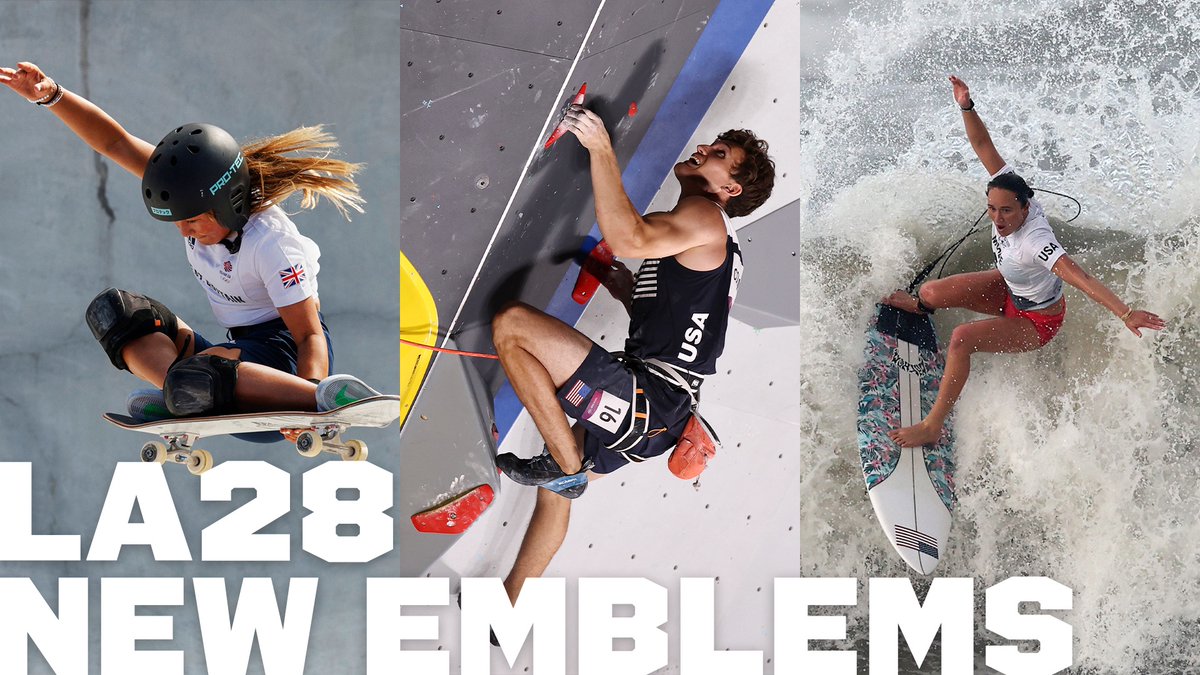 WE GOT NEWS!! Check out the LA28 Sports Starting Lineup... la28.org/en/newsroom/Ol… #skateboarding #surfing #sportclimbing