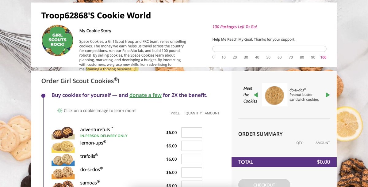 Digital Girl Scout Cookie sales are live! Order yours today at bit.ly/1868cookies22. 💚🤎 #bakeadifference #🚀🍪 #girlscouts #girlscoutcookies