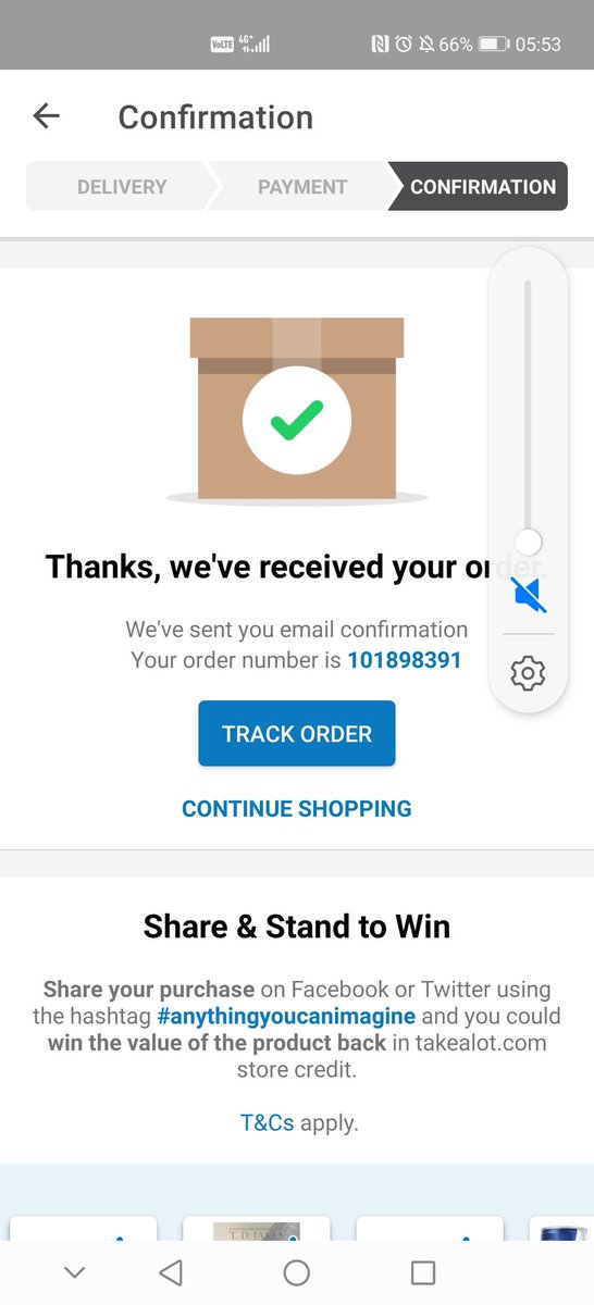Nonto_D's tweet photo. The joys of being able to buy everything I need without having to step out of my comfort zone 😀 #anythingyoucanimagine #takealot https://t.co/RkXFK1e6cI