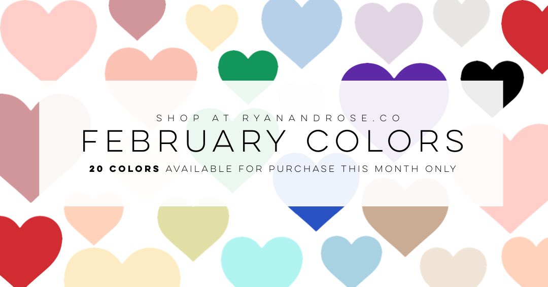 RyanAndRoseLLC's tweet photo. 20 new colors available now! https://t.co/rdLytVbyjz