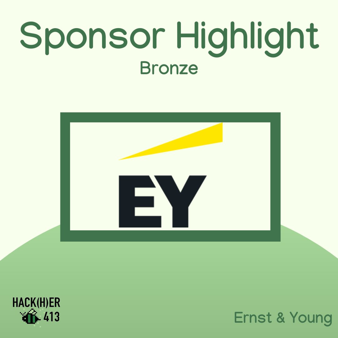 Introducing our Bronze sponsor: Ernst &amp; Young 🐝✨