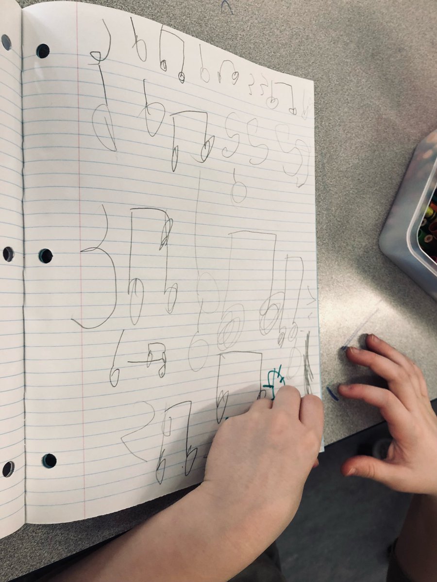 My little friend from our Pathways program sang her heart out in music class today, which was so fun to watch. Then I get this picture of her working in grade 2, and independently drawing music notes. This girl filled my bucket today. <a href="/St_JohnXXIII/">Saint John XXIII CS</a> <a href="/EICSCatholic/">Elk Island Catholic Schools</a> <a href="/TeachMrsGreene/">gail</a>