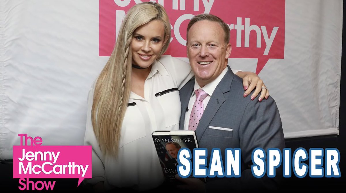 RT @patriottakes: Jenny McCarthy once had Sean Spicer on her show to promote his book. https://t.co/kRvwvCc5Wj