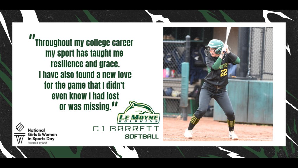 CJ Barrett reflects on her athletic journey on The Heights!

<a href="/LeMoyneDolphins/">Le Moyne Athletics</a> 

#NGWSD 

#PhinsUp 🐬