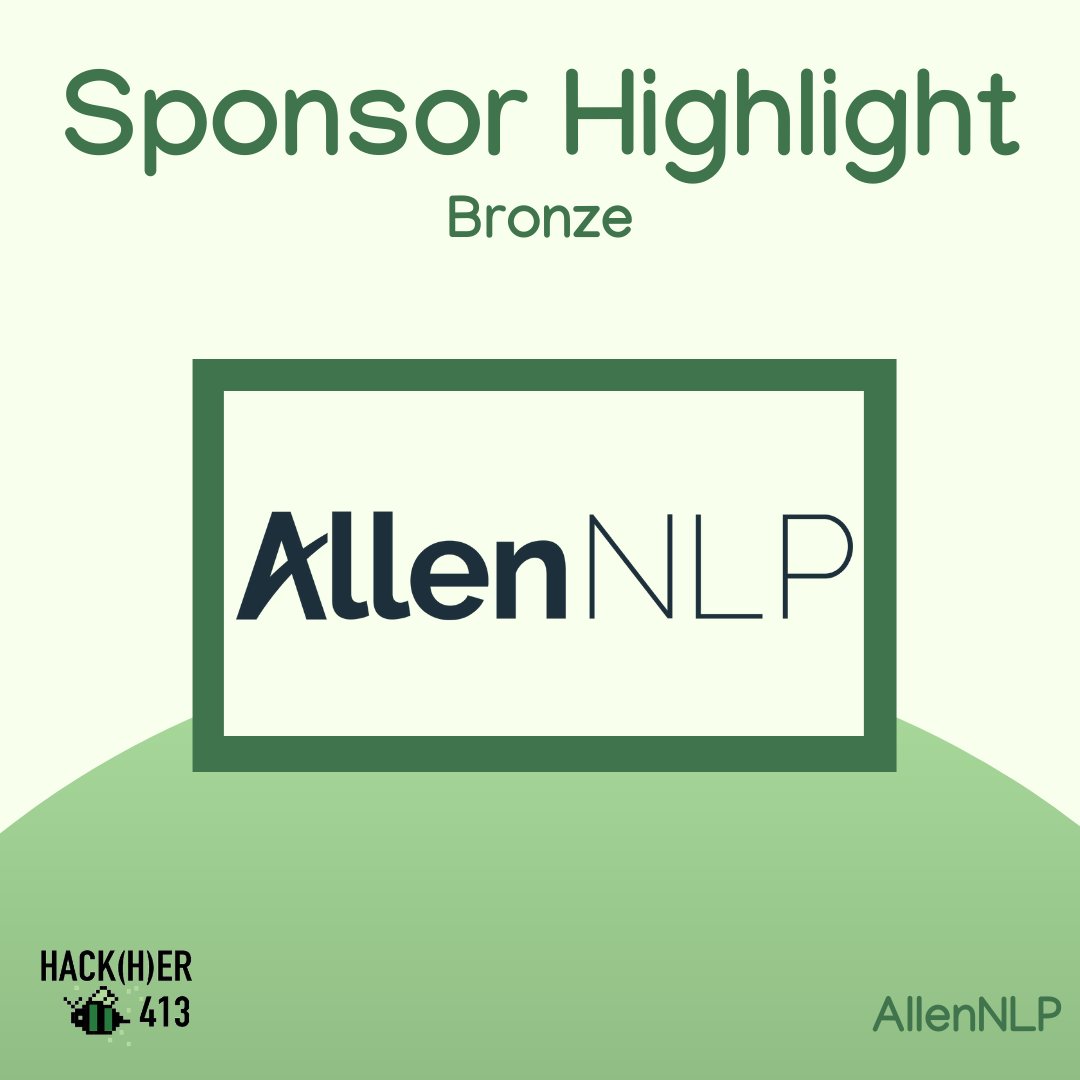 Introducing our Bronze sponsor: AllenNLP 🐝✨