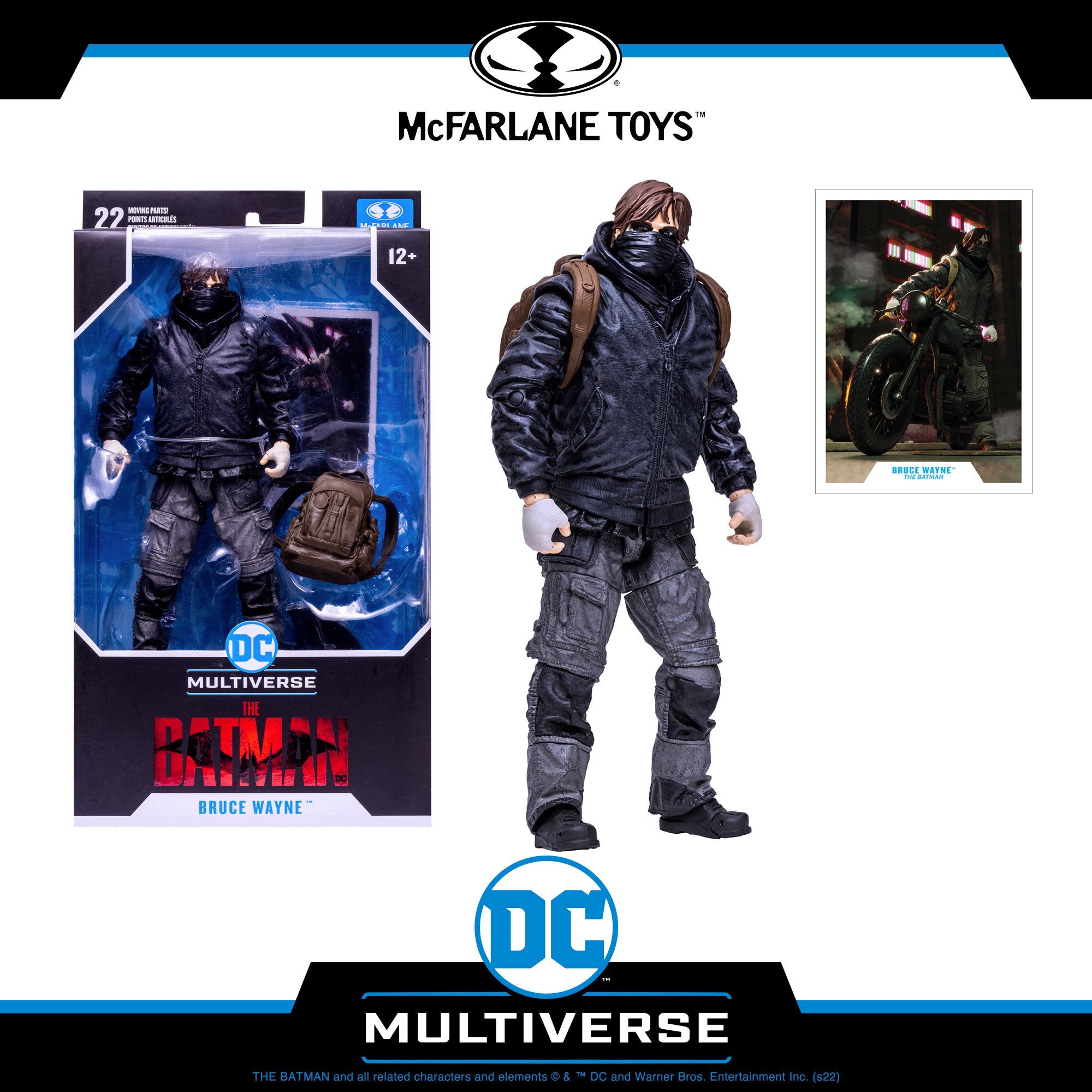 マクファーレントイズ DCマルチバース ブルース ウェイン ドリフター リドラー dcマルチバース ブルースウェイン ザバットマン マクファーレントイズ