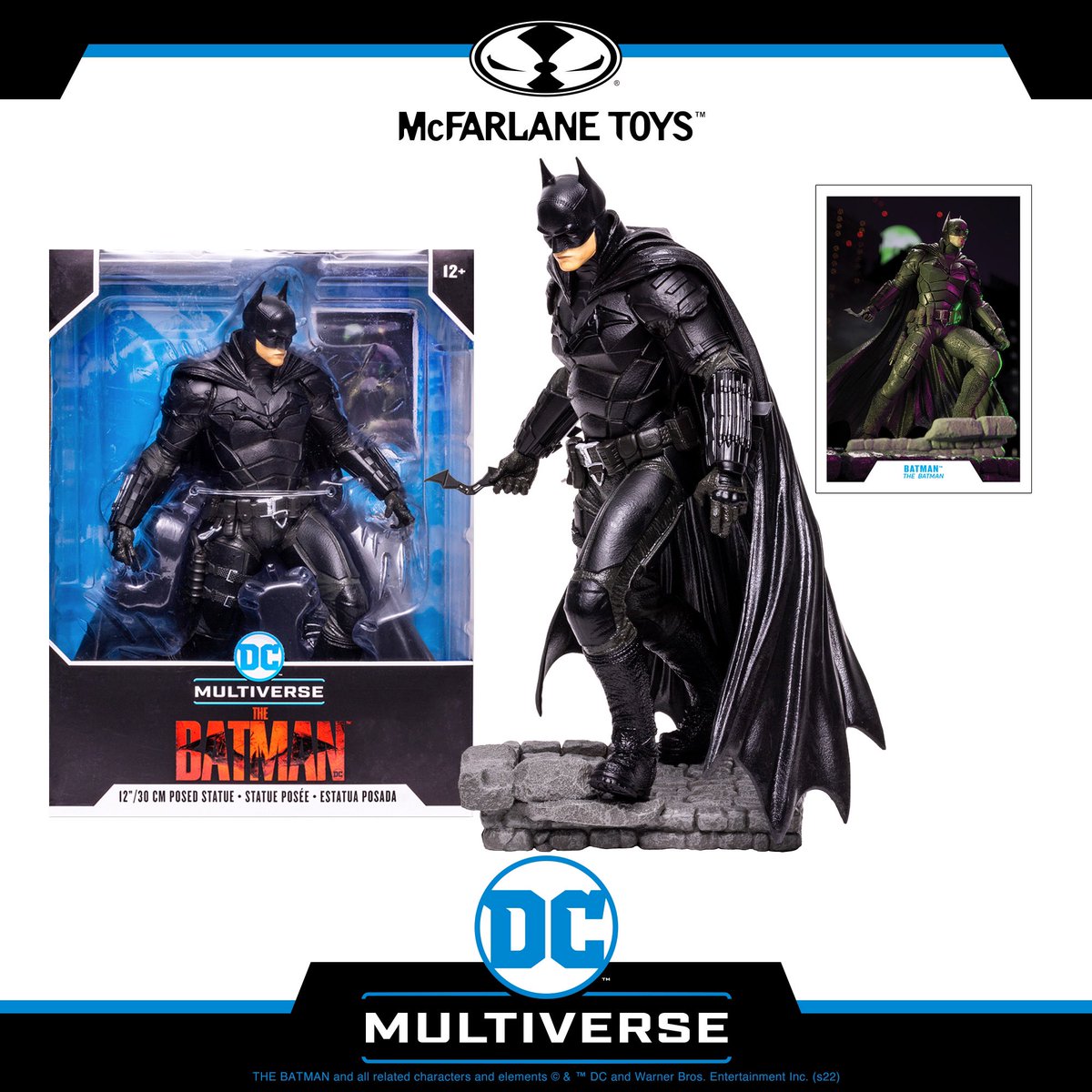 マクファーレントイズ THE バット マン スタチュー 中古】[FIG] DC