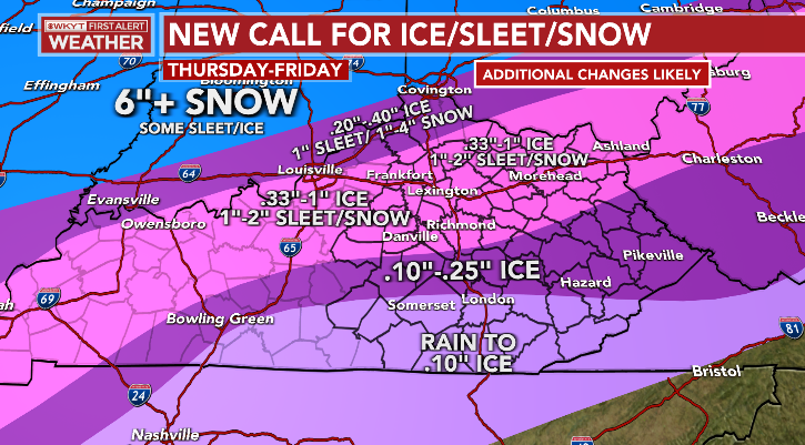 Kentuckyweather's tweet photo. A couple of late evening maps with what I'm expecting. #kywx https://t.co/Ea4FPiBwYK