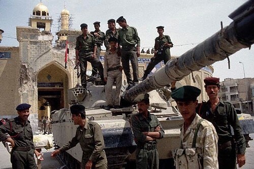 между ираном и ираком