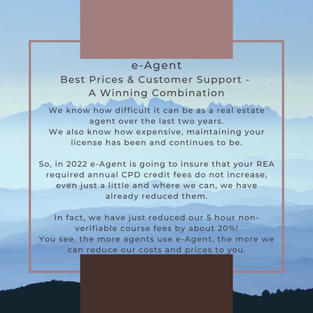 lkonowe's tweet photo. In difficult times, we must do our best to assist one-another. For e-Agent, this means improving our REA CPD delivery and, where possible, reduce our prices. https://t.co/7FLtrYltju #eagent #rea #cpd #realestateagents #reacpd #training https://t.co/q9lGK3b3tk