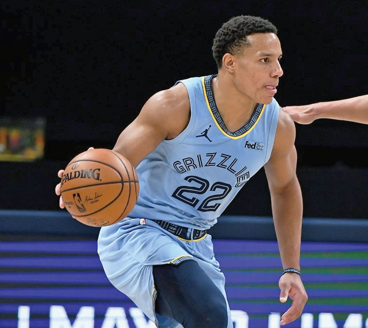 Insane: Desmond Bane (jersey No. 22) shot 22.2% from the field today. He had 2 assists, 2 steals, 2 fouls, and 2 turnovers. (via ESPN)

Today is 2/2/22. 🤯