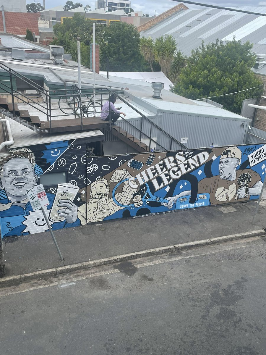 New <a href="/DylanAlcott/">Dylan Alcott</a> mural at Le Bon Ton. How awesome!
