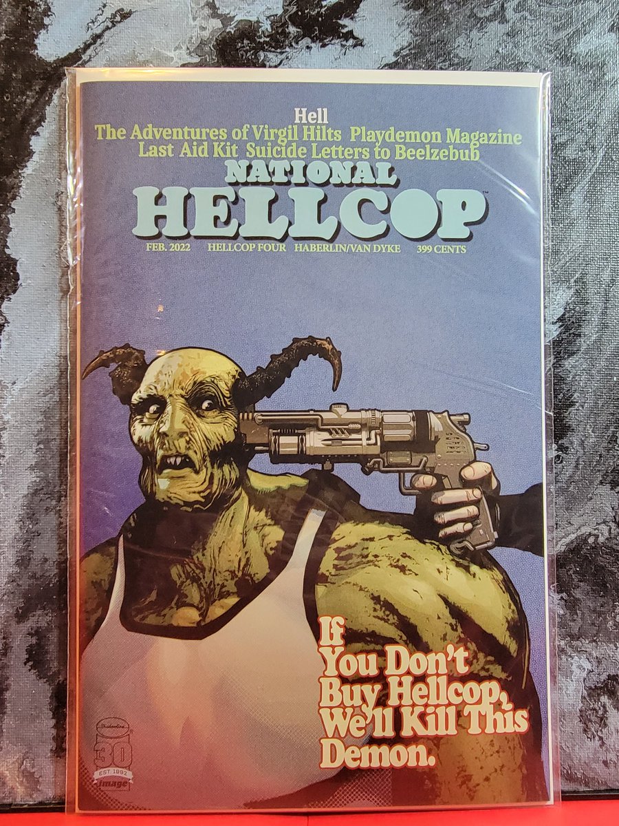 cheerstocomics's tweet photo. 🍻Cover of the week? Yep. Yes it is.
Artist Credit: @BrianHaberlin
#NewComicBookDay #ncbd #Hellcop @ImageComics https://t.co/yiz00hVdpp