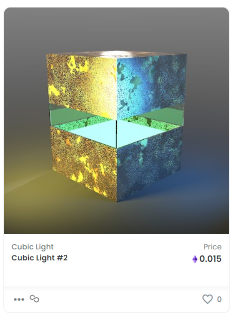 The_Cubic_Light's tweet photo. @ArashGhanavati1 Collection: Cubic Light
Made in #polygon blockchain
You can see more here: https://t.co/P5rTtj3Ond
#NFT #Bitcoin #Ethereum #Matic #Internet #Light #Cube #Opensea https://t.co/EhVwvxBet3