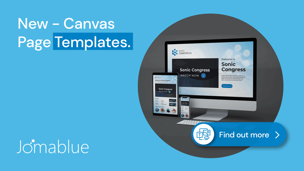 jomablue's tweet photo. Creativity + consistency = a more compelling virtual event experience. You can re-use your favourite Jomablue layout or choose from our range of templates to design event websites faster.
Find out more: https://t.co/KeSNlOOGI9
#virtualevents #eventprofsau #eventtech #hybridevents https://t.co/J69eMflstL